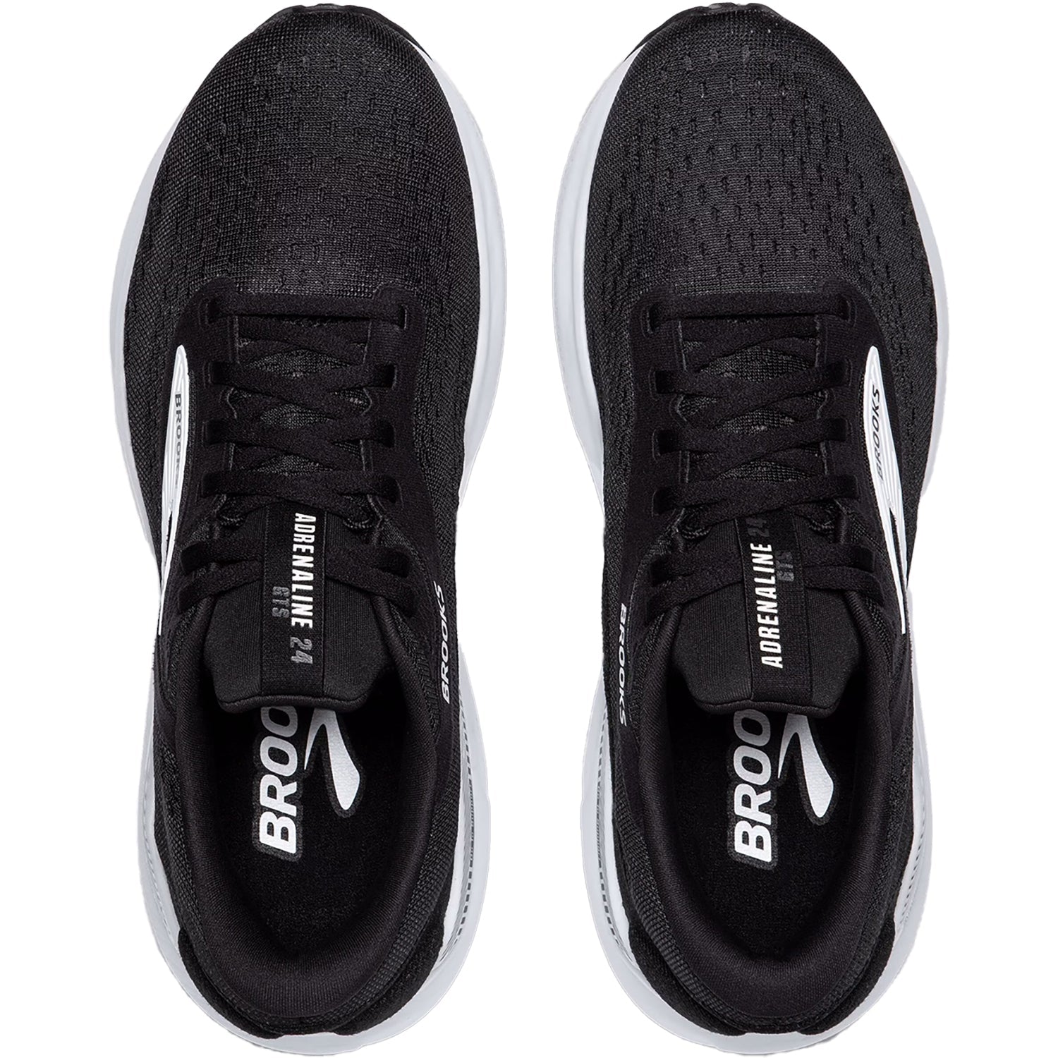 Brooks Adrenaline GTS 24 Stability Mesh (Stability Support) Women's Running Shoes Black/White