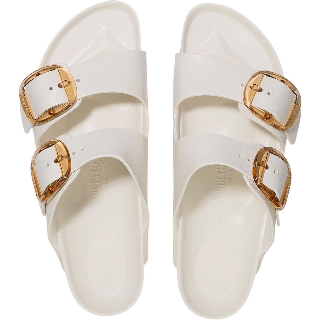 Eva Big Buckle Arizona Women's Recovery Sandals Eggshell