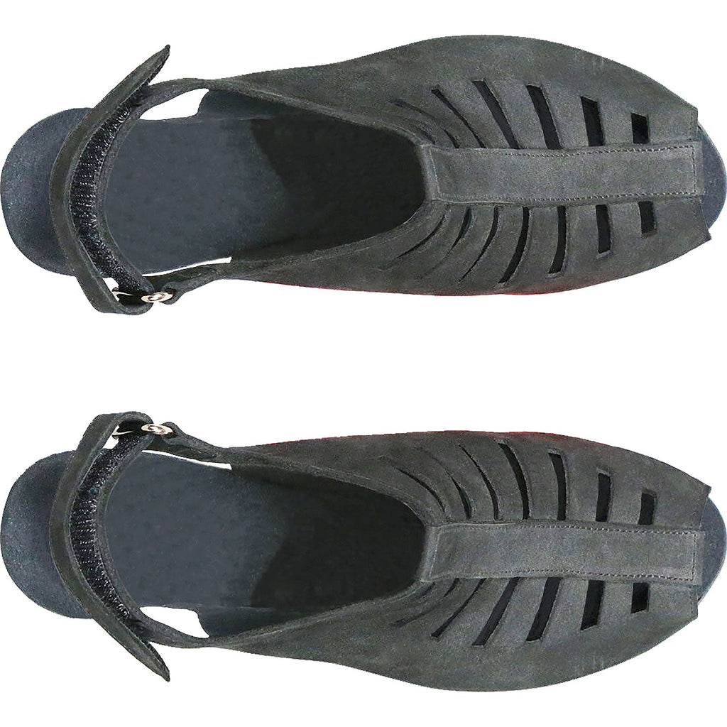 Munro Abby Women's Ankle Strap Sandals Black Nubuck