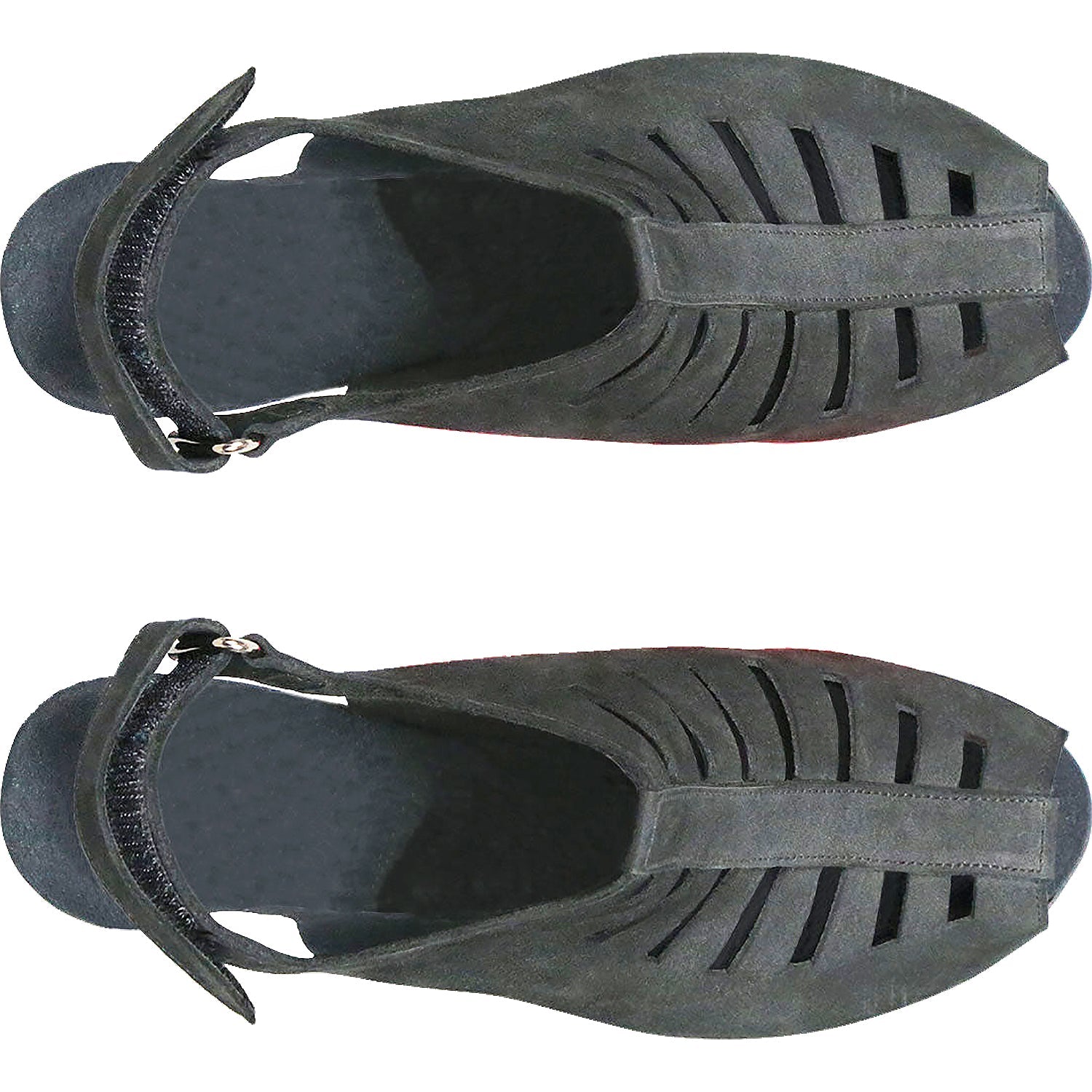 Munro Abby Women's Ankle Strap Sandals Black Nubuck