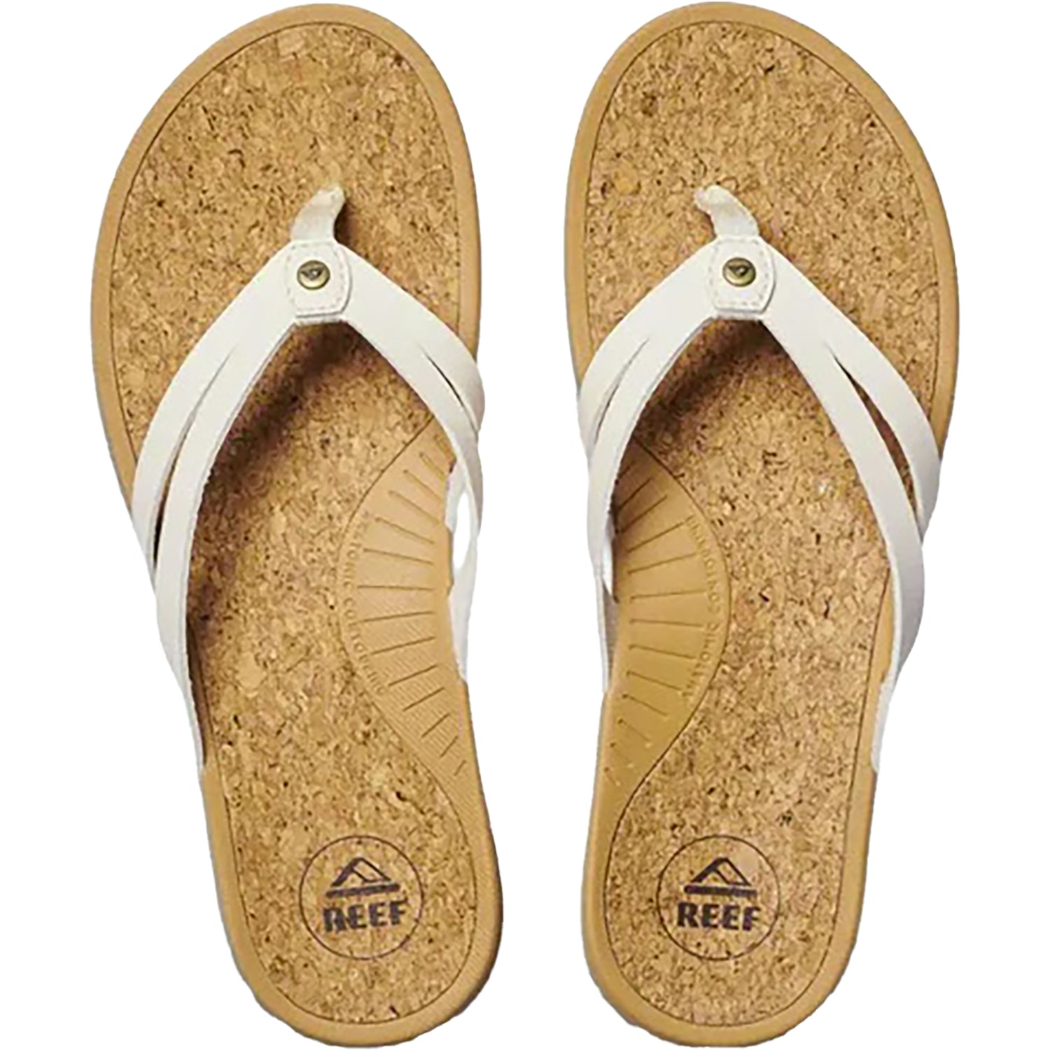 Reef Pacific Joy Women's Thong Sandals Whisper White Synthetic