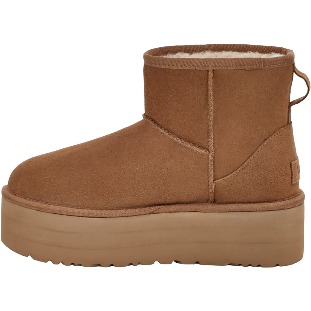 UGG Classic Mini Platform Women's Boots Chestnut Suede