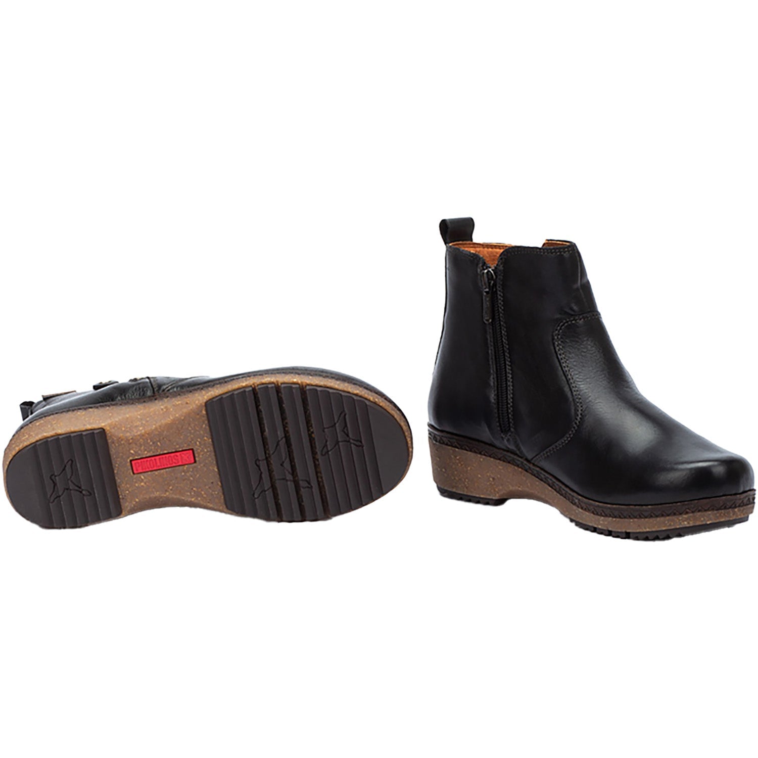 Pikolinos Granada W0W-8988 Women's Ankle Boots Black Leather