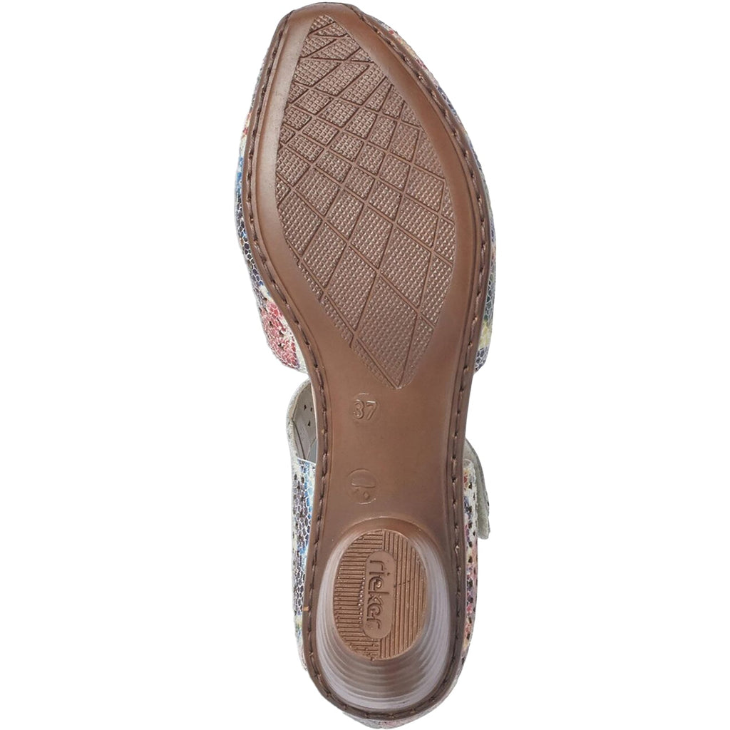Rieker 43711-90 Mirjam 11 Women's Mary Janes Ice Multi Suede