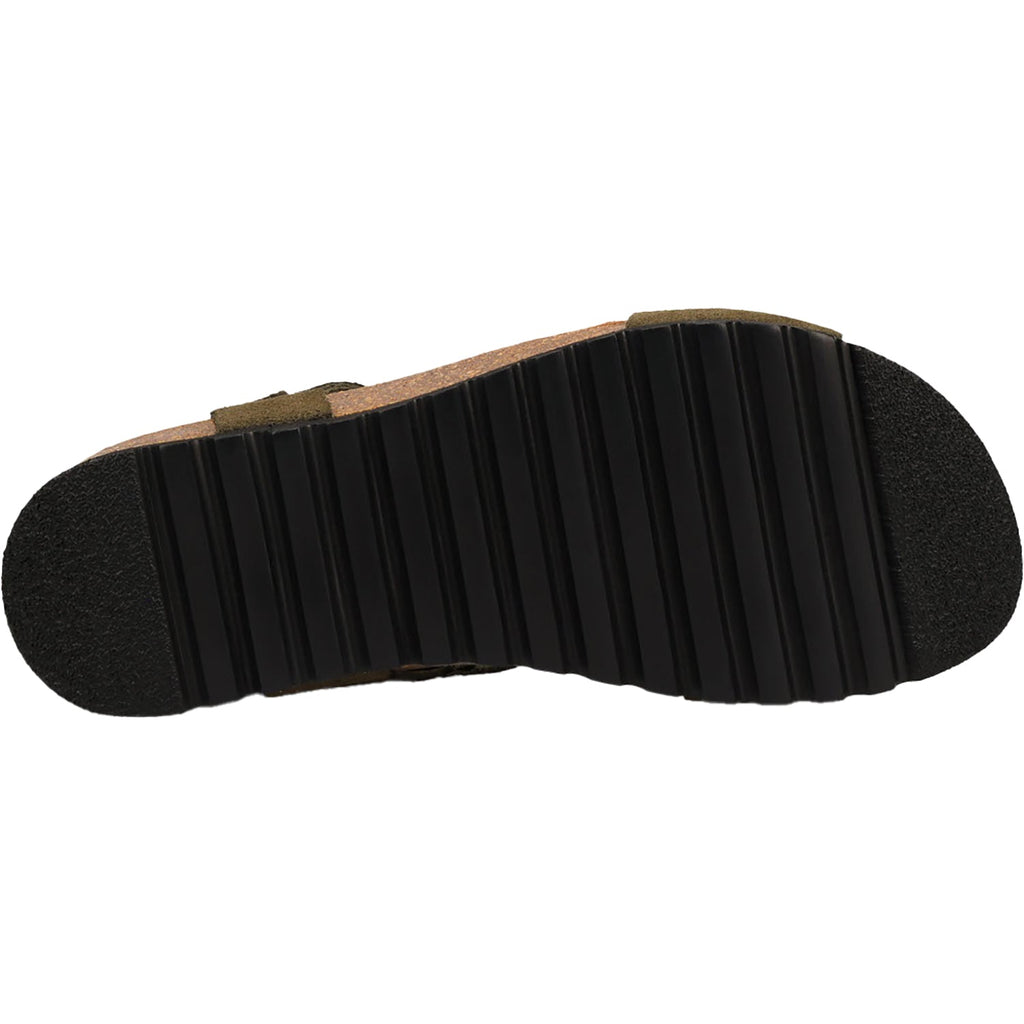 Taos MVP Women's Sandals Olive Suede