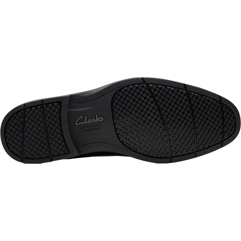 Clarks Eldredge Plain Men's Dress Shoes Black Leather