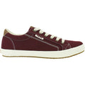 Taos Star Burst Women's Supportive Sneakers Burgundy Canvas