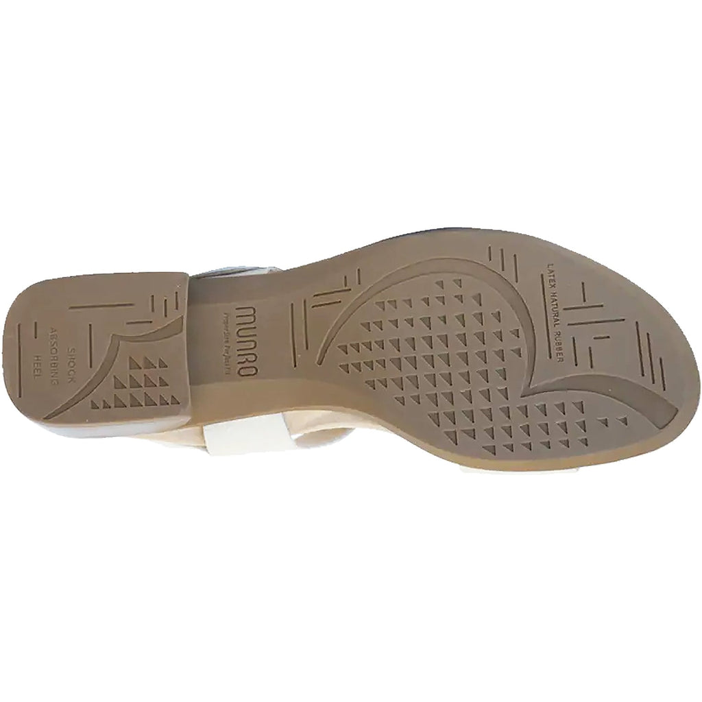 Munro Cleo Women's Ankle Strap Sandals Cream Leather