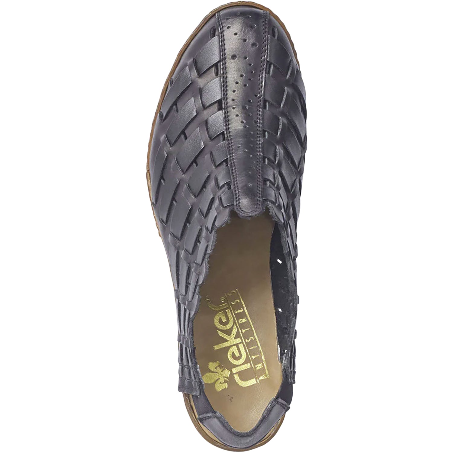 Rieker 46778-01 Sina 78 Women's Slingback Black Leather