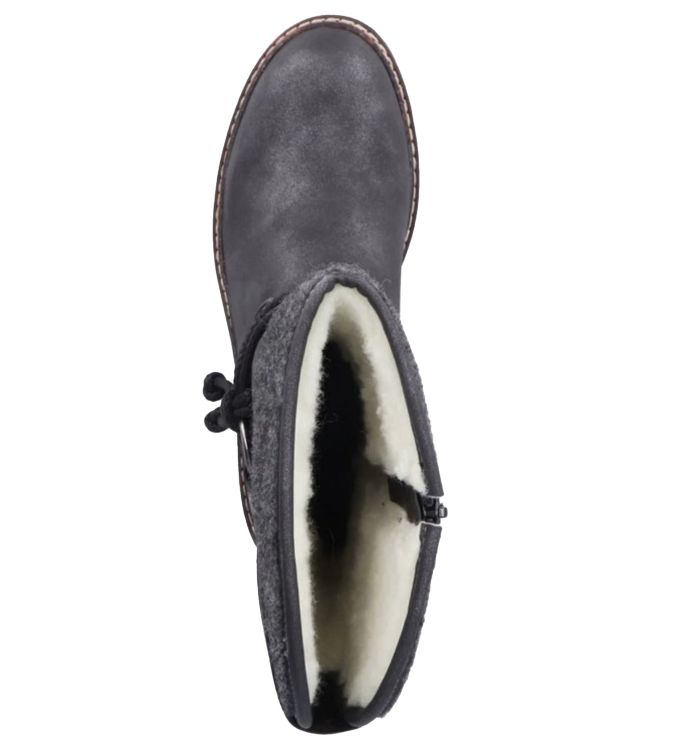 Rieker 94774-45 Dominika 74 Women's Ankle Boots Graphite/Anthrazit Synthetic