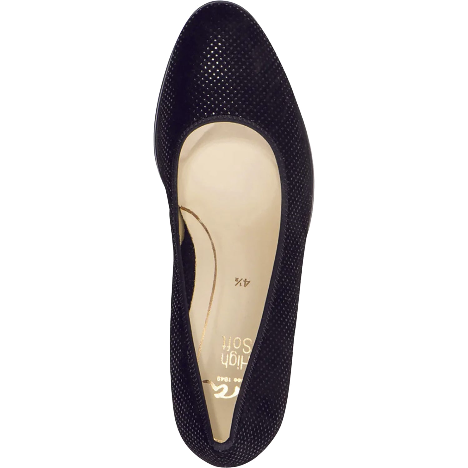 Ara Ophelia Women's High Heel Pumps Black Puntikid Leather
