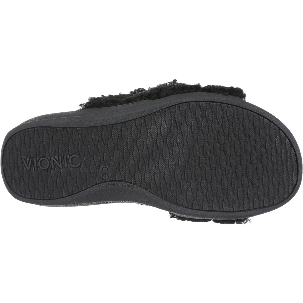 Vionic Relax II Women's Slippers Black Shearling