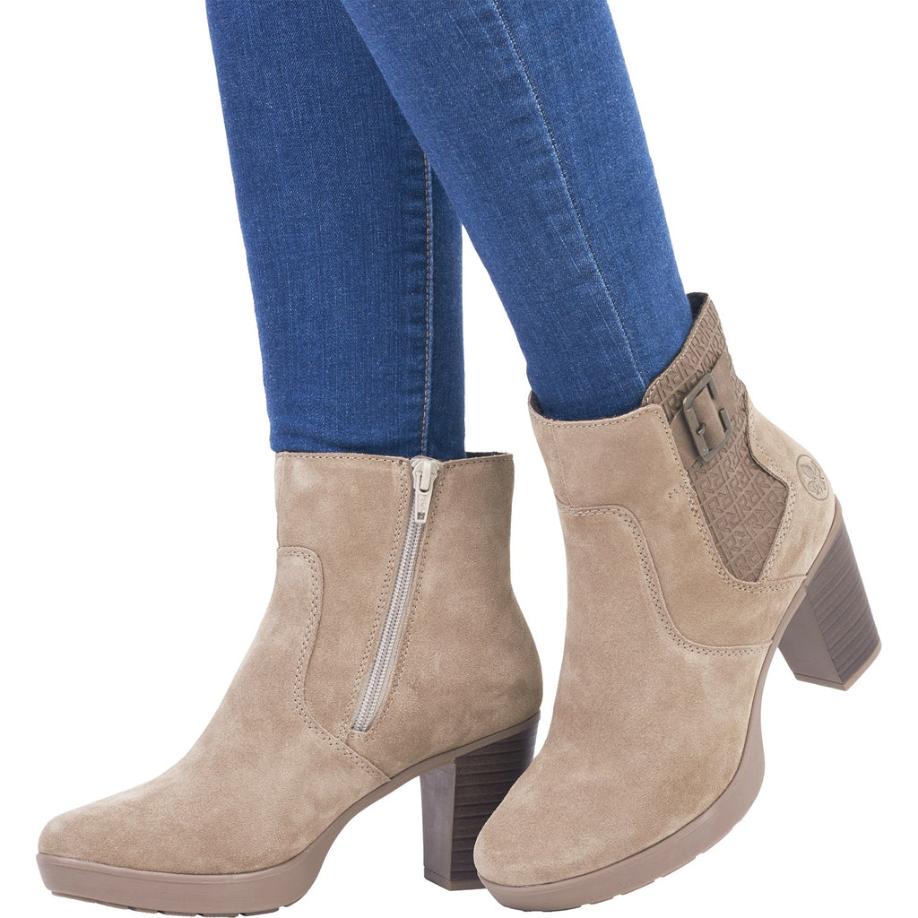 Rieker Y2252-64 Eva 52 Women's Boots Fango Suede