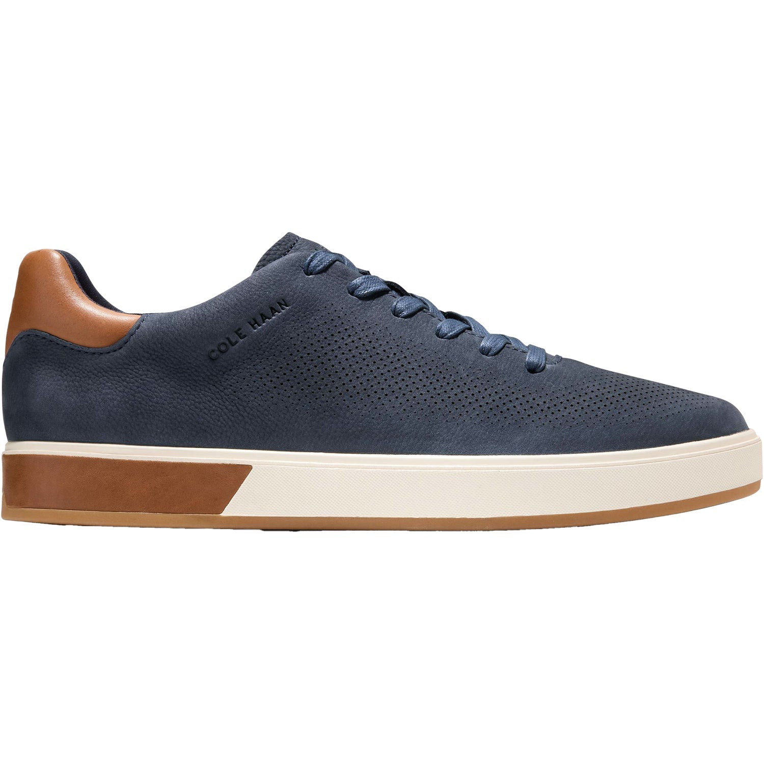 Cole Haan Grandpro Angleace Blazer/British Tan Men's Lace Up Shoes Navy Blazer/British Tan