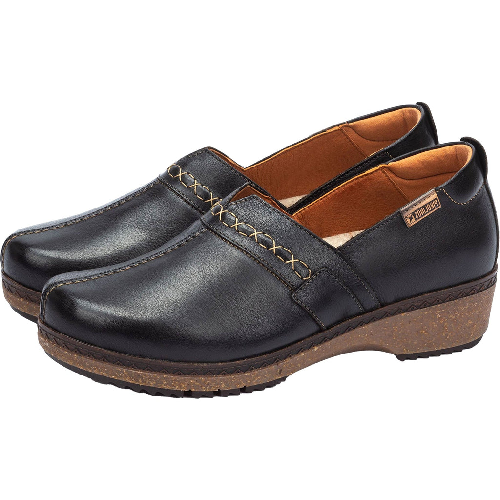 Pikolinos Granada W0W-3627 Women's Shoes Black Leather