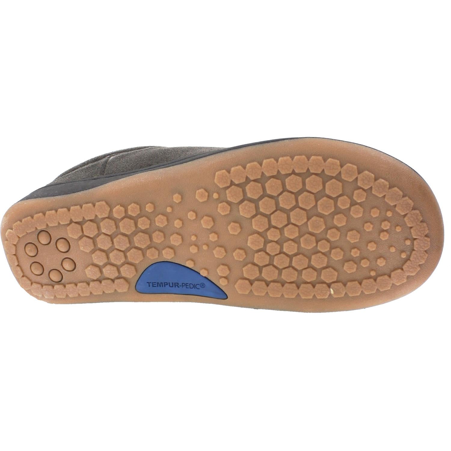 Tempur-Pedic Arlow Men's Tempur-Pedic Slippers Charcoal Suede