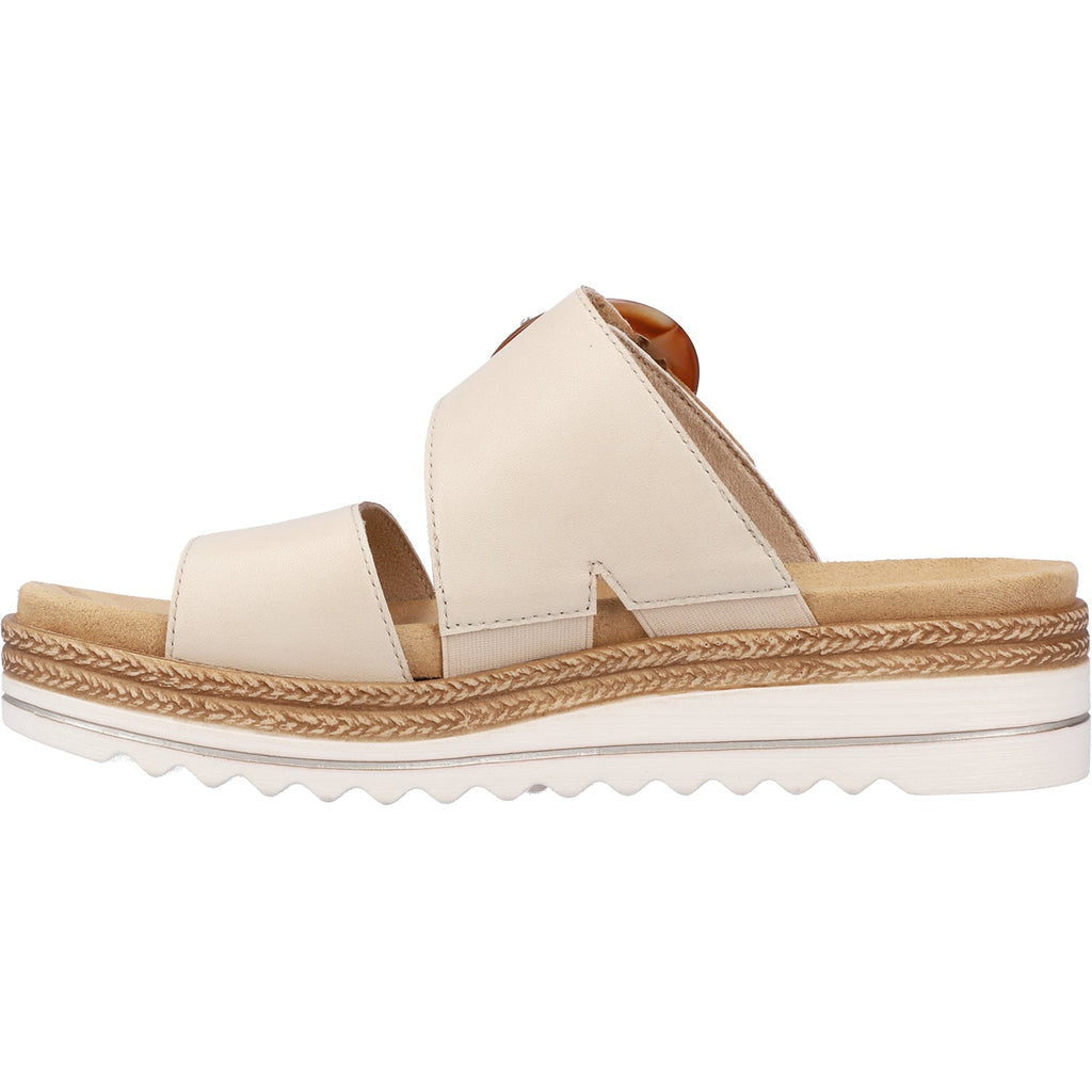 Remonte D0Q51-00 Jocelyn 51 Women's Sandals Chalk/Pebble Leather