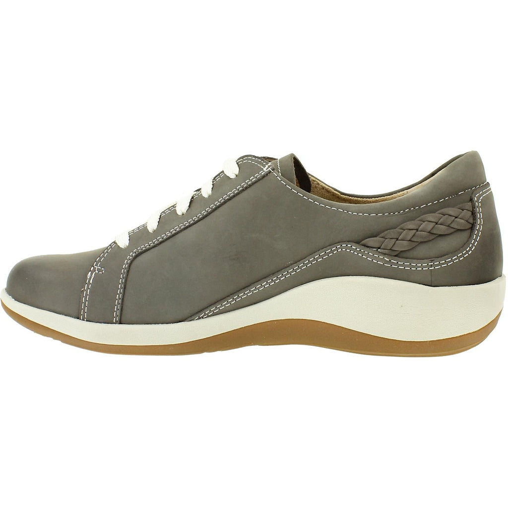 Aetrex Dana Women's Sneakers Warm Grey Leather