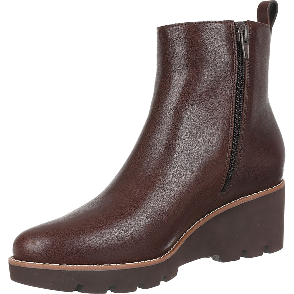 Vionic Aria Water Resistant Women's Boots Dark Brown Leather