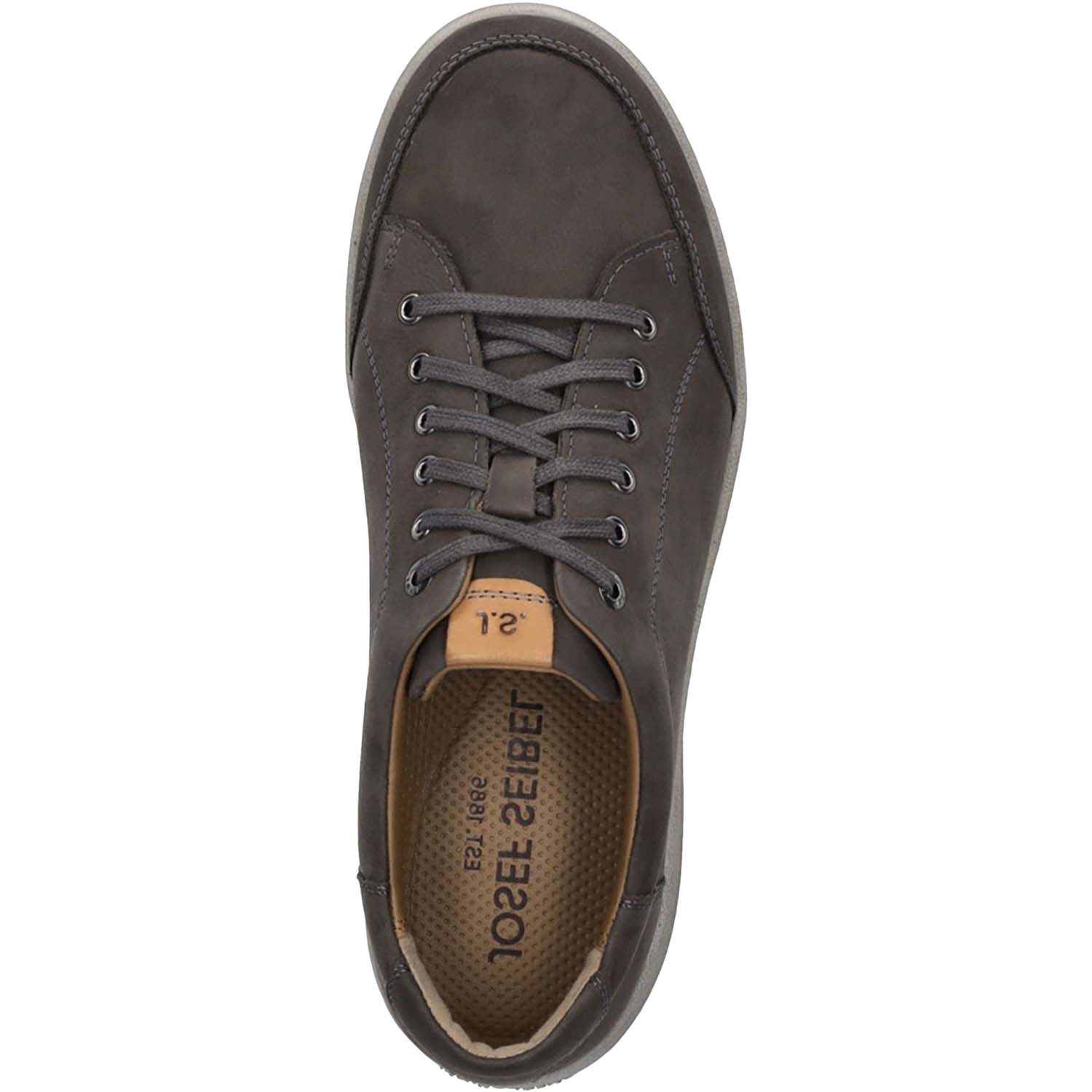 Josef Seibel David 03 Men's Lace Up Shoes Granite Kombi Nubuck
