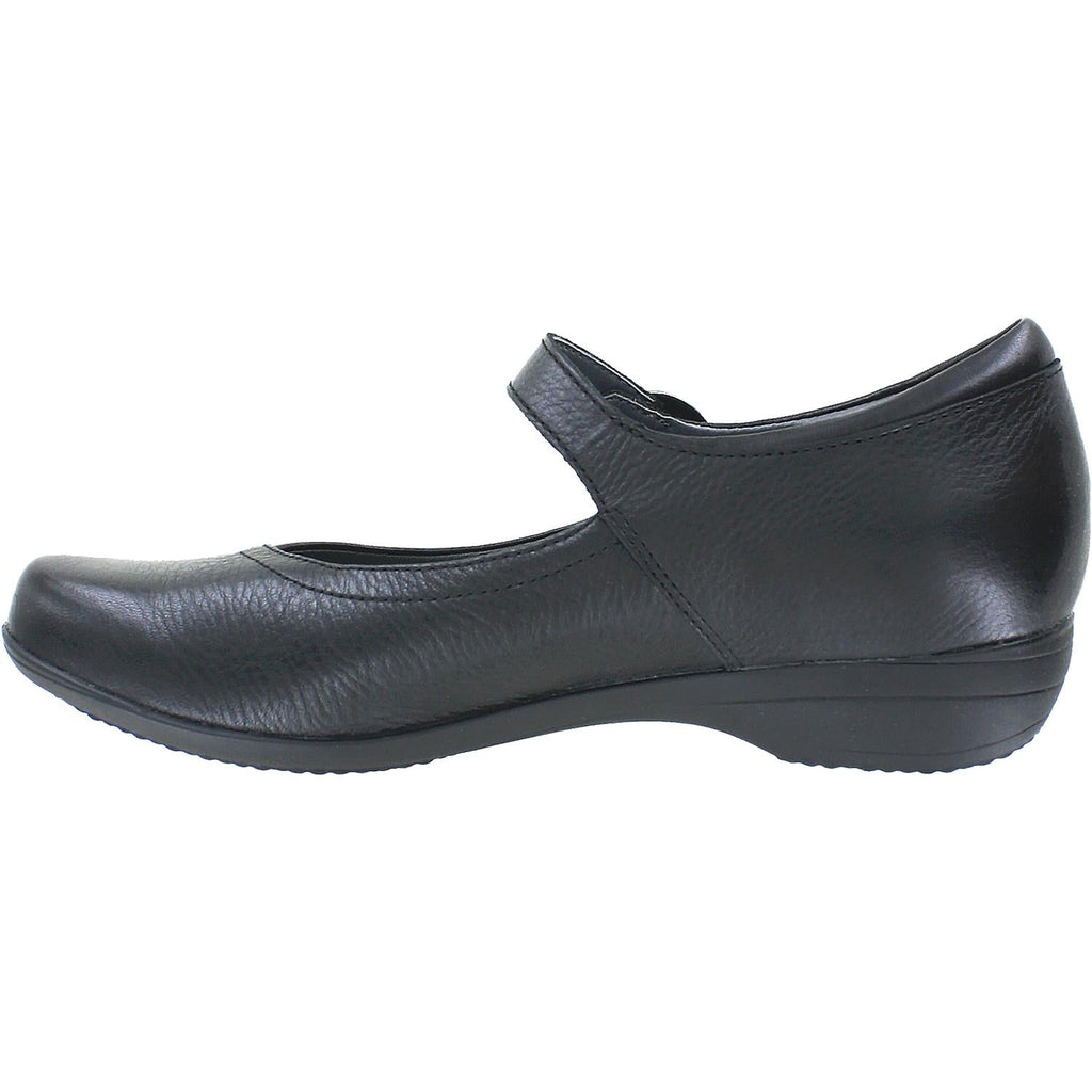 Dansko Fawna Women's Mary Janes Black Milled Nappa Leather