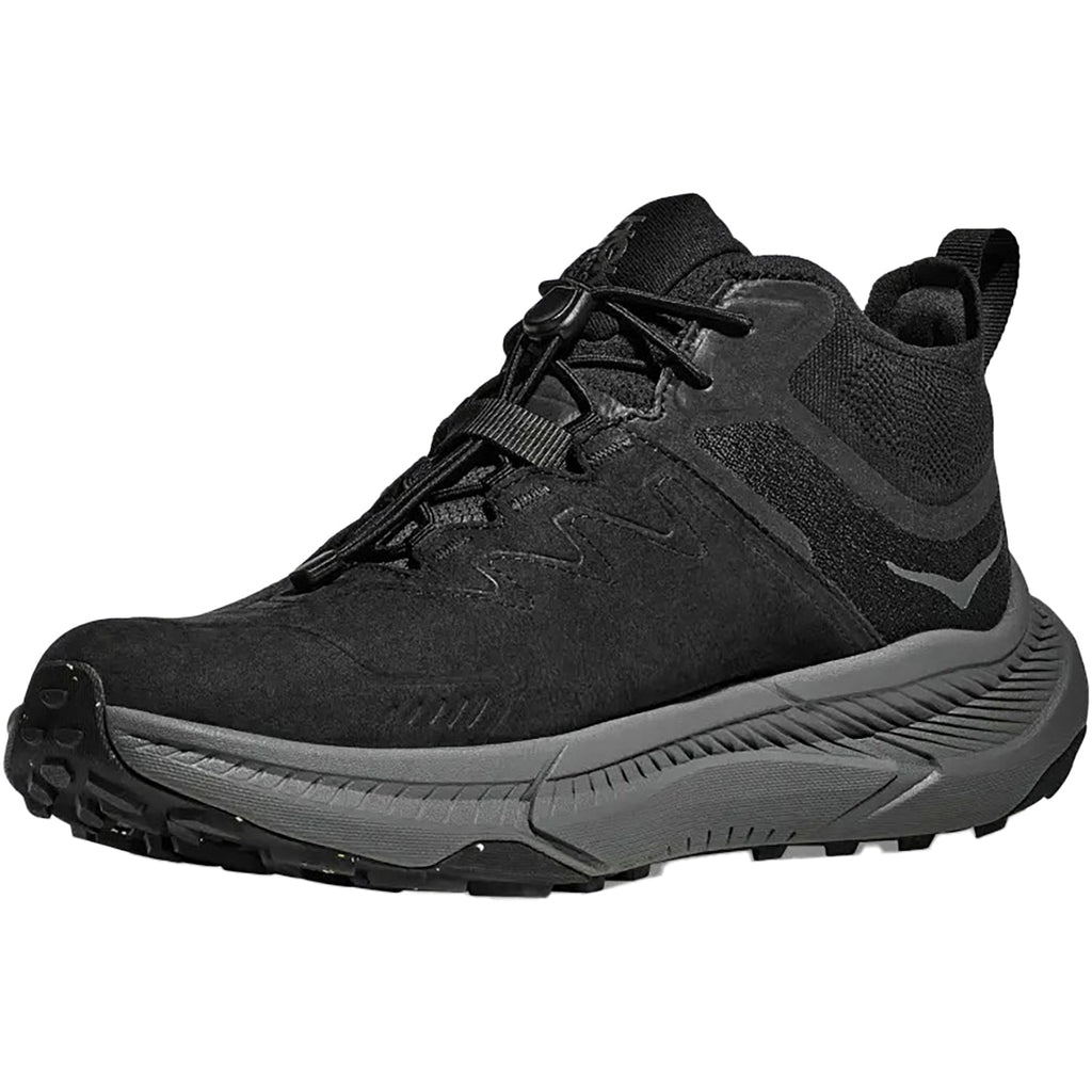 Hoka Transport Chukka GoreTex Men's Outdoor Chukkas Black/Black Nubuck