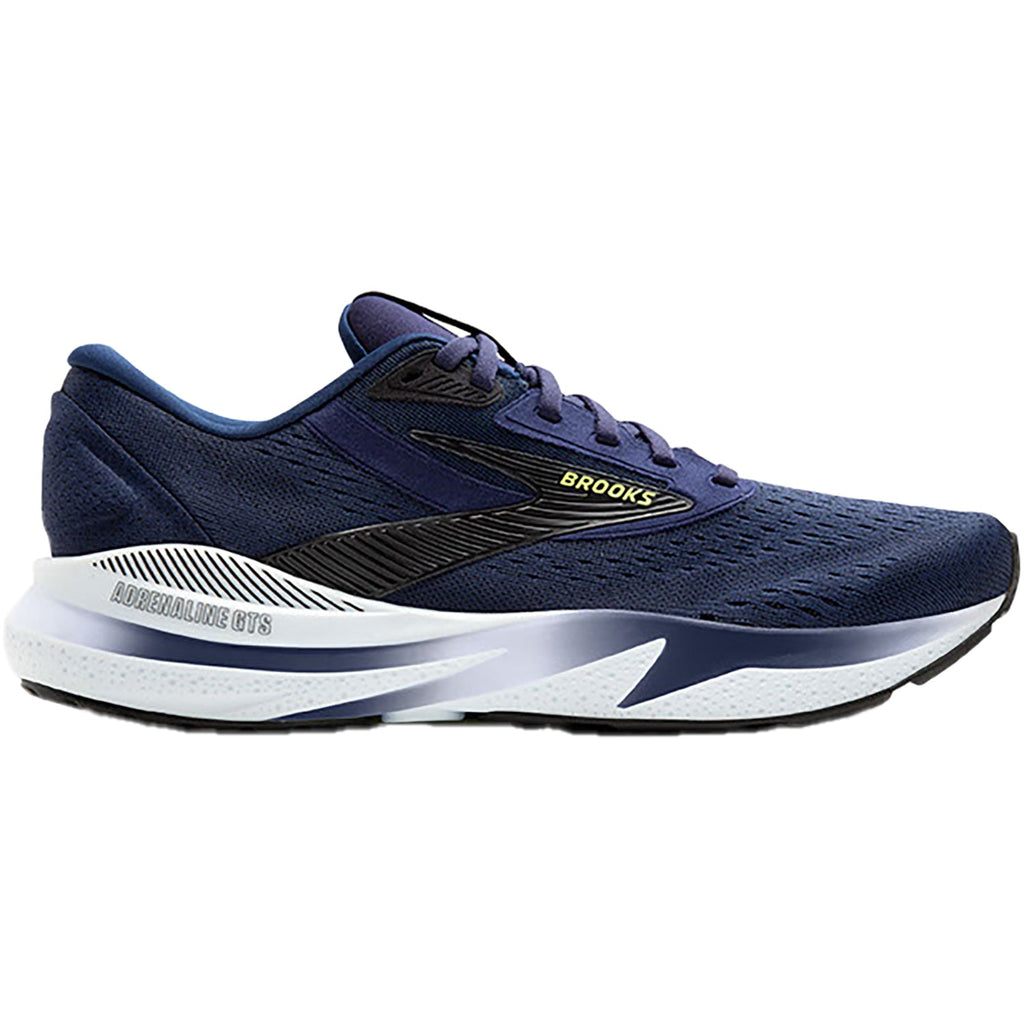 Brooks Adrenaline GTS 24 (Stability Support) Men's Running Shoes Peacoat/Black/Sharp Green Mesh