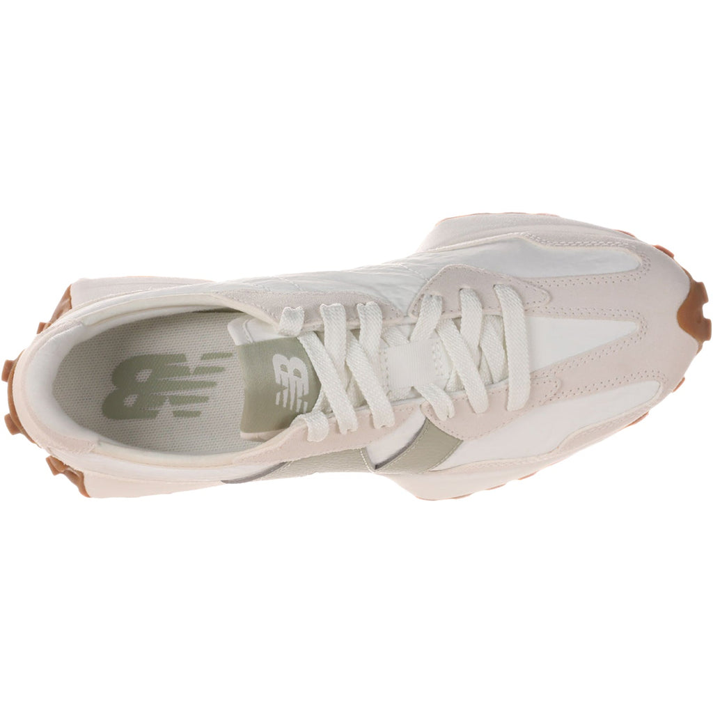 New Balance WS327FTB Women's Athletic Shoes Linen/Sea Salt/Olivine Suede