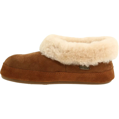 Acorn Oh Ewe Sheepskin Women's Slippers Walnut