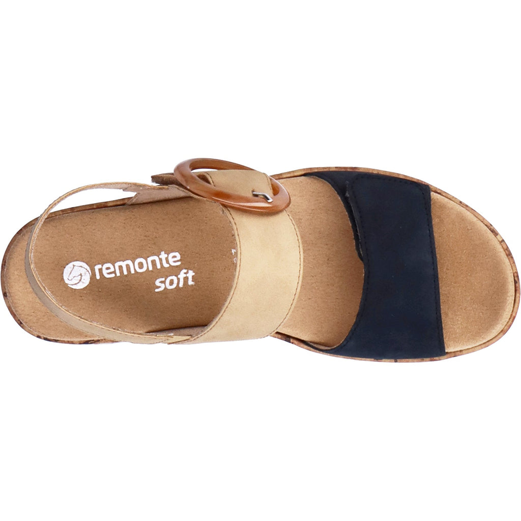 Remonte R6853-60 Jocelyn 53 Women's Sandals Pazific/Sand Nubuck