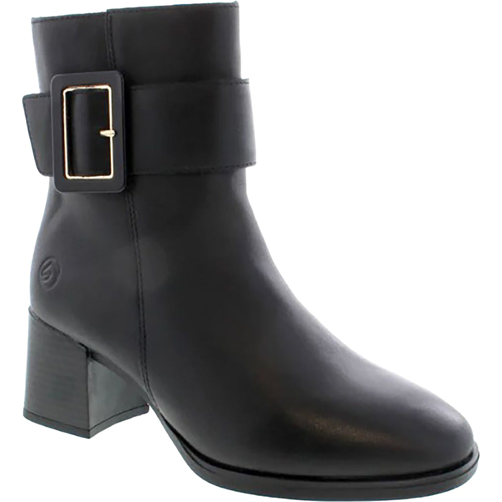 Remonte D0V80-00 Women's Dressy Boots Black Leather