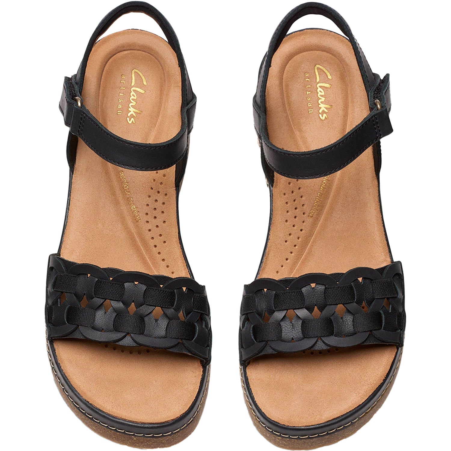 Clarks Kassanda Bar Women's Sandals Black Leather
