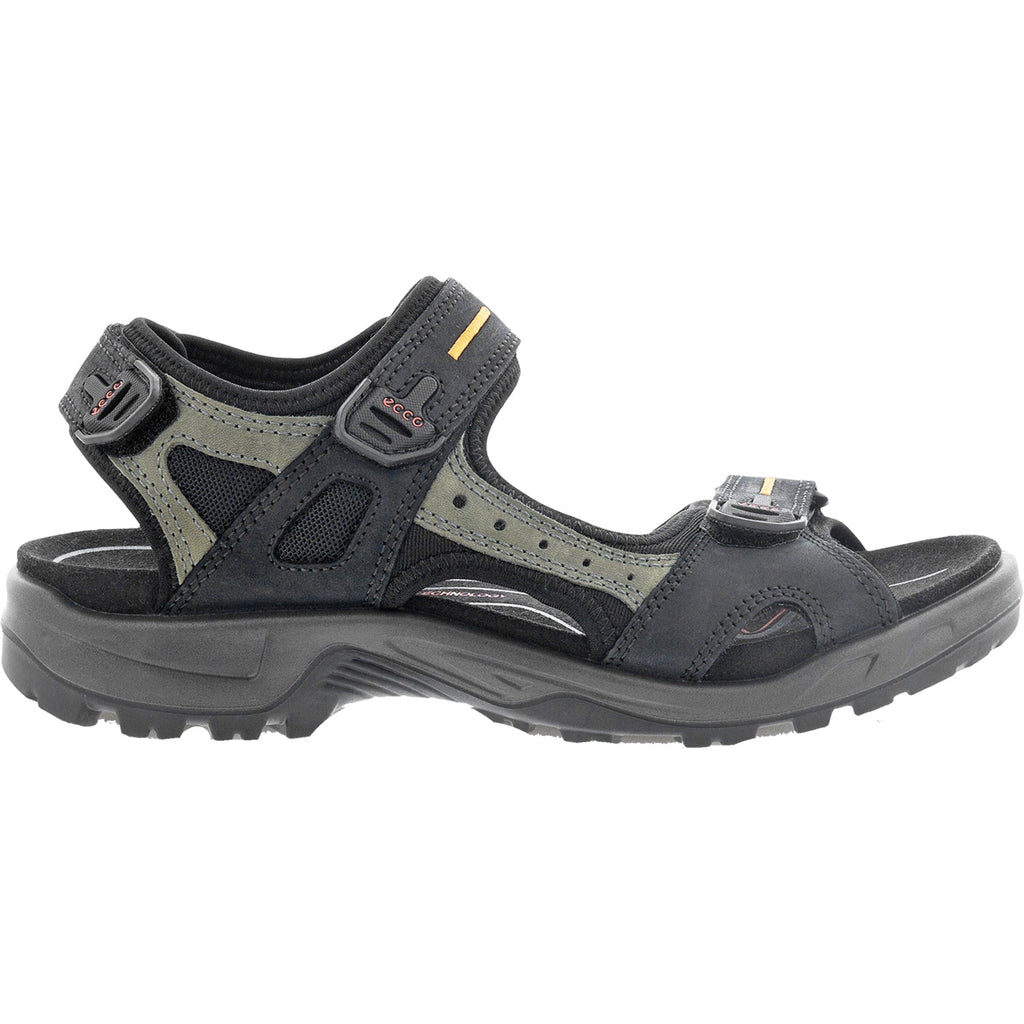 Ecco Offroad Yucatan Men's Outdoor Sandals Black/Mole Nubuck