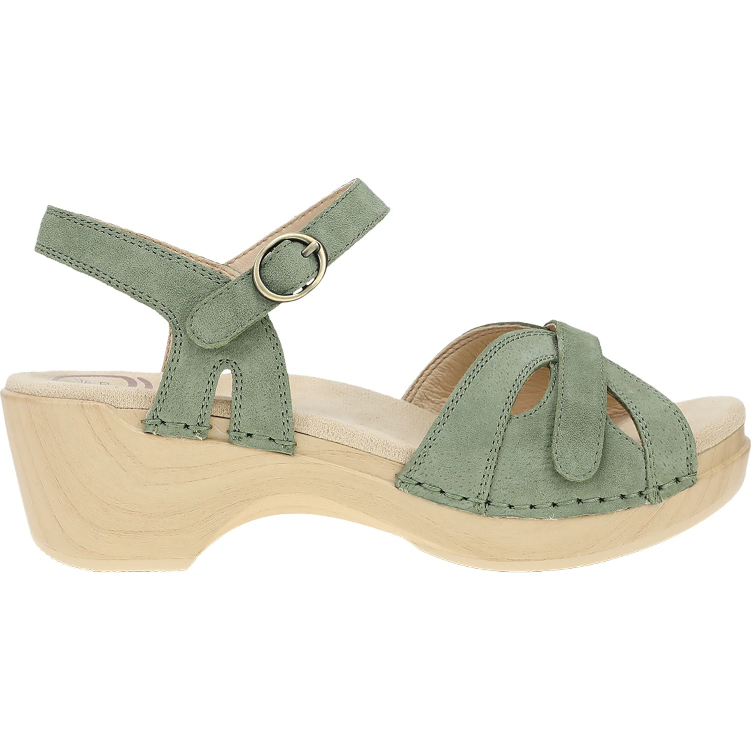 Dansko Season Women's Backstrap Sandals Sage Suede