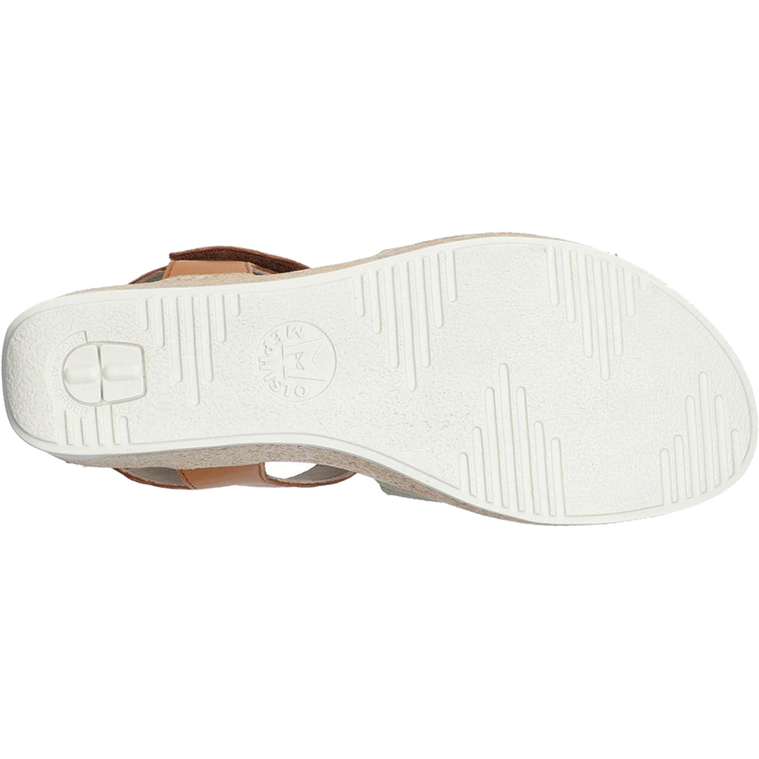 Mephisto Galiane Women's Wedge Sandals Light Khaki Leather/Suede