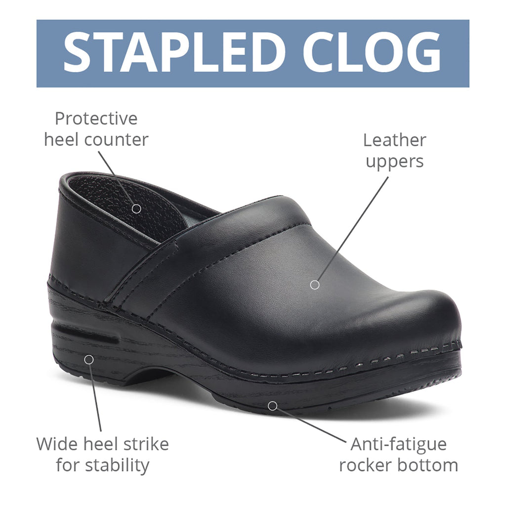 Dansko Professional Clog Women's Clogs Black Oiled Leather