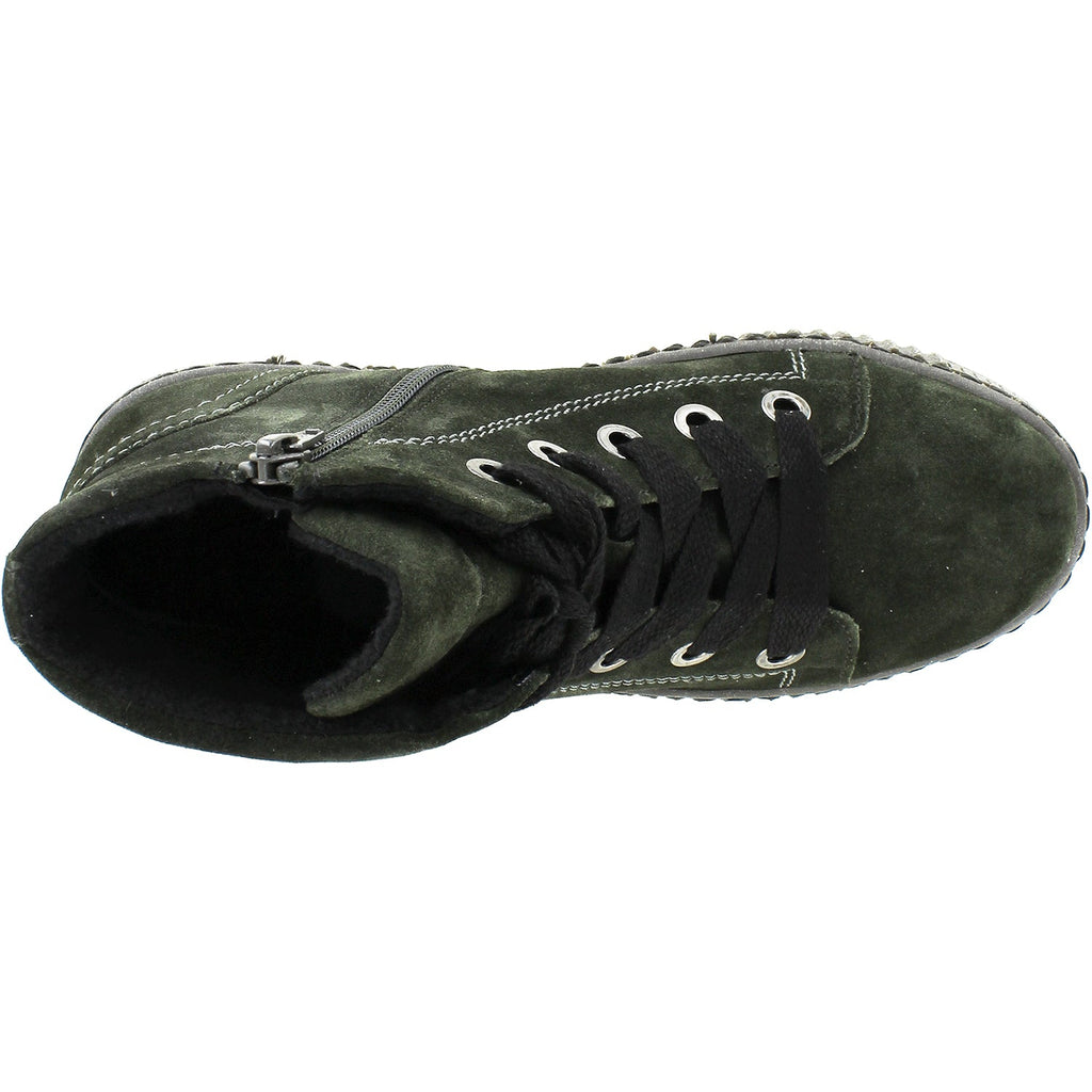 Gabor 9373531 Women's High Top Sneakers Anthracite Suede