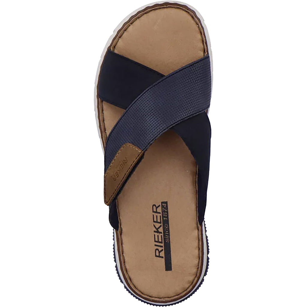 Rieker 25283-14 Cody 83 Men's Sandals Pazifik/Lake/Mandel Synthetic