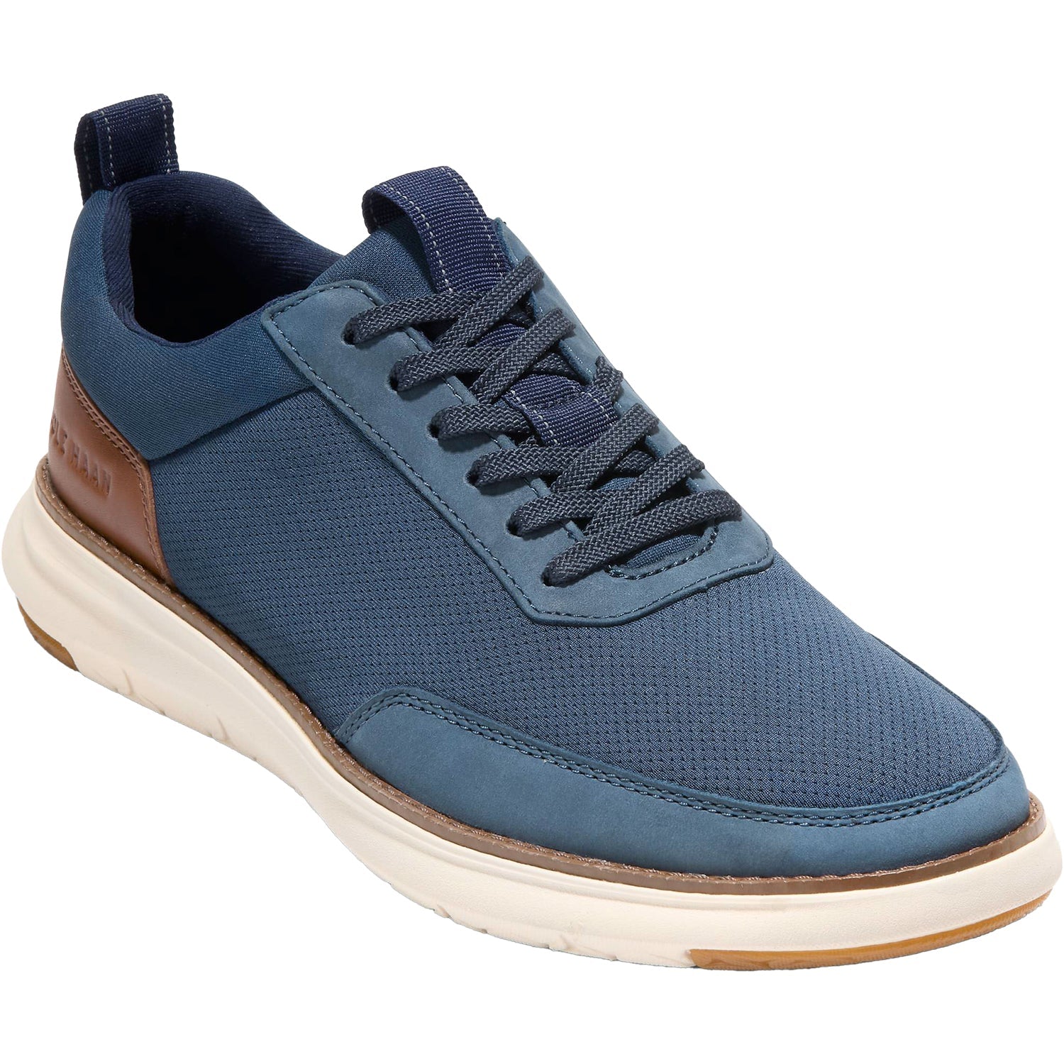 Cole Haan Grand Remix Men's Causal Sneakers Navy/British Tan Leather