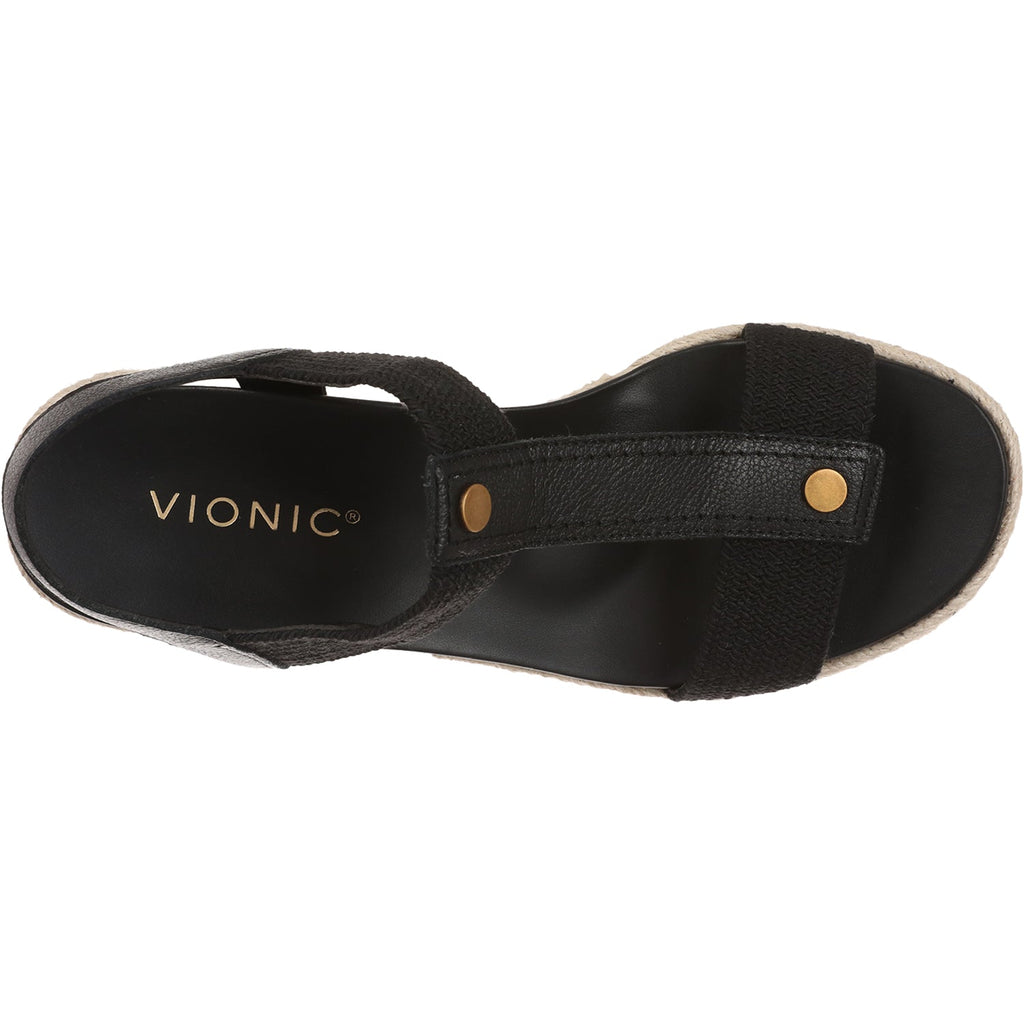 Vionic Calera Wedge Women's Wedge Sandals Black