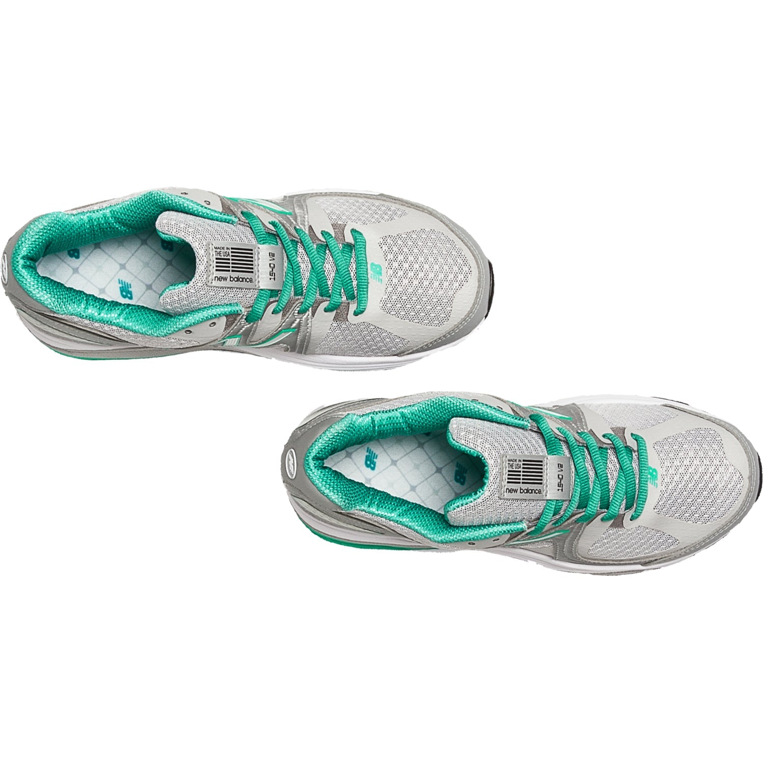 New Balance W1540SG2 Running (Stability Support) Women's Stability Support Shoes Silver/Green Synthetic/Mesh