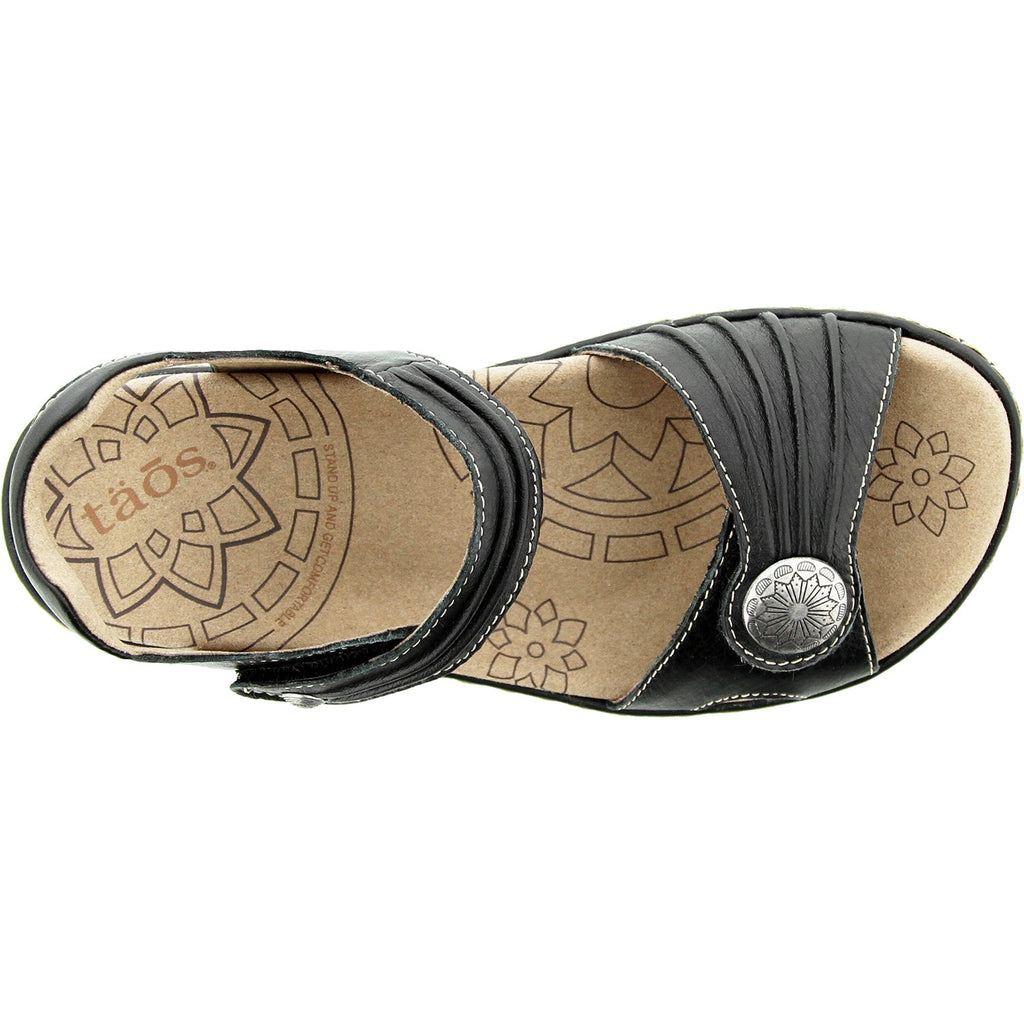 Taos Escape Women's Sandals Black Leather