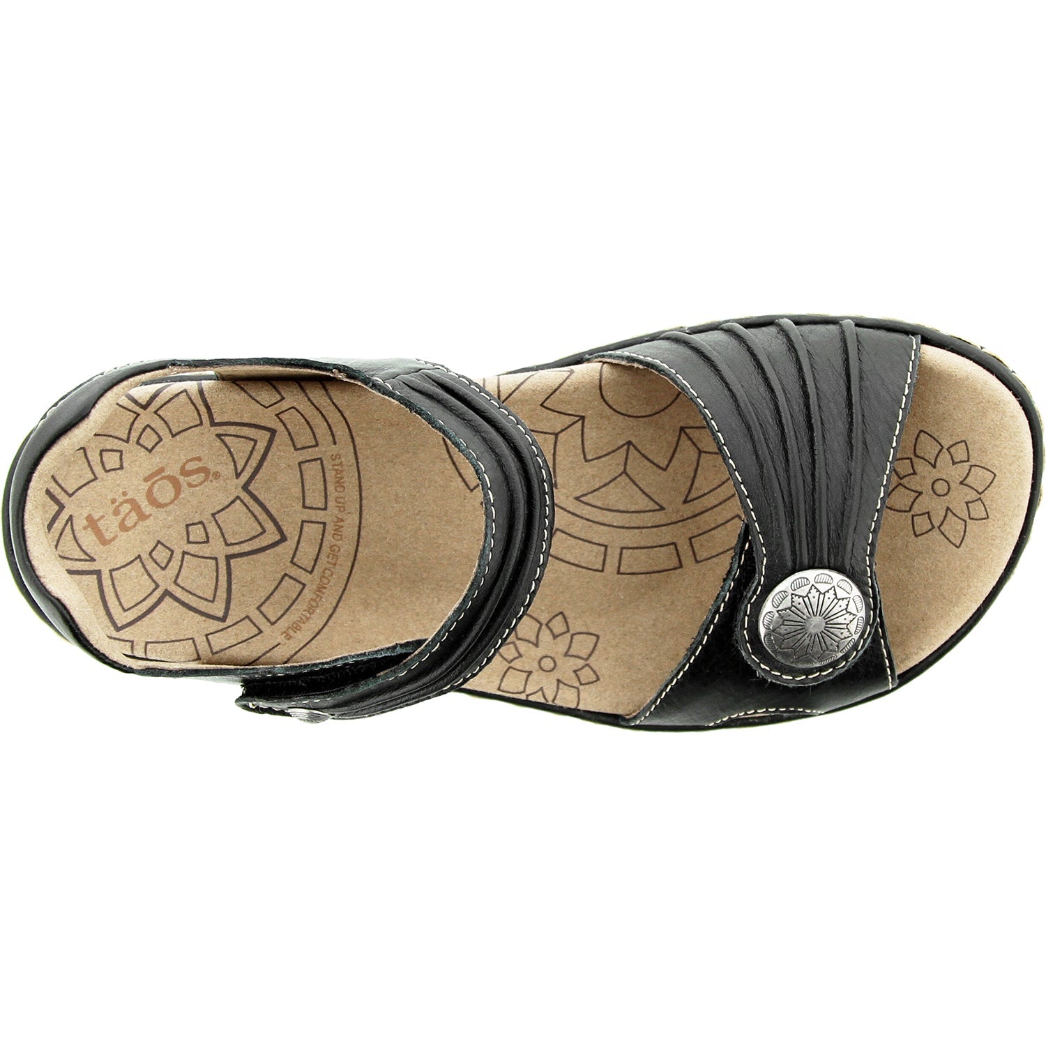 Taos Escape Women's Sandals Black Leather