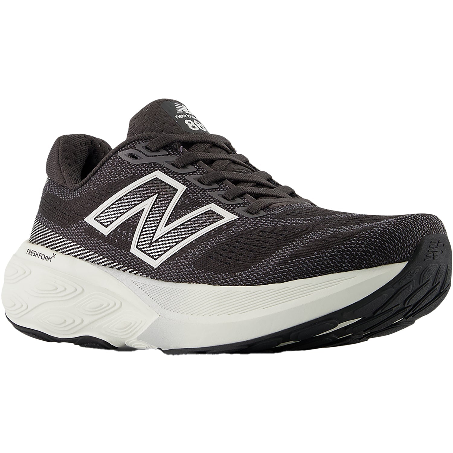 New Balance W880H15 (Neutral Support) Women's Athletic Shoes Black Cement/Sea Salt/Silver Metallic