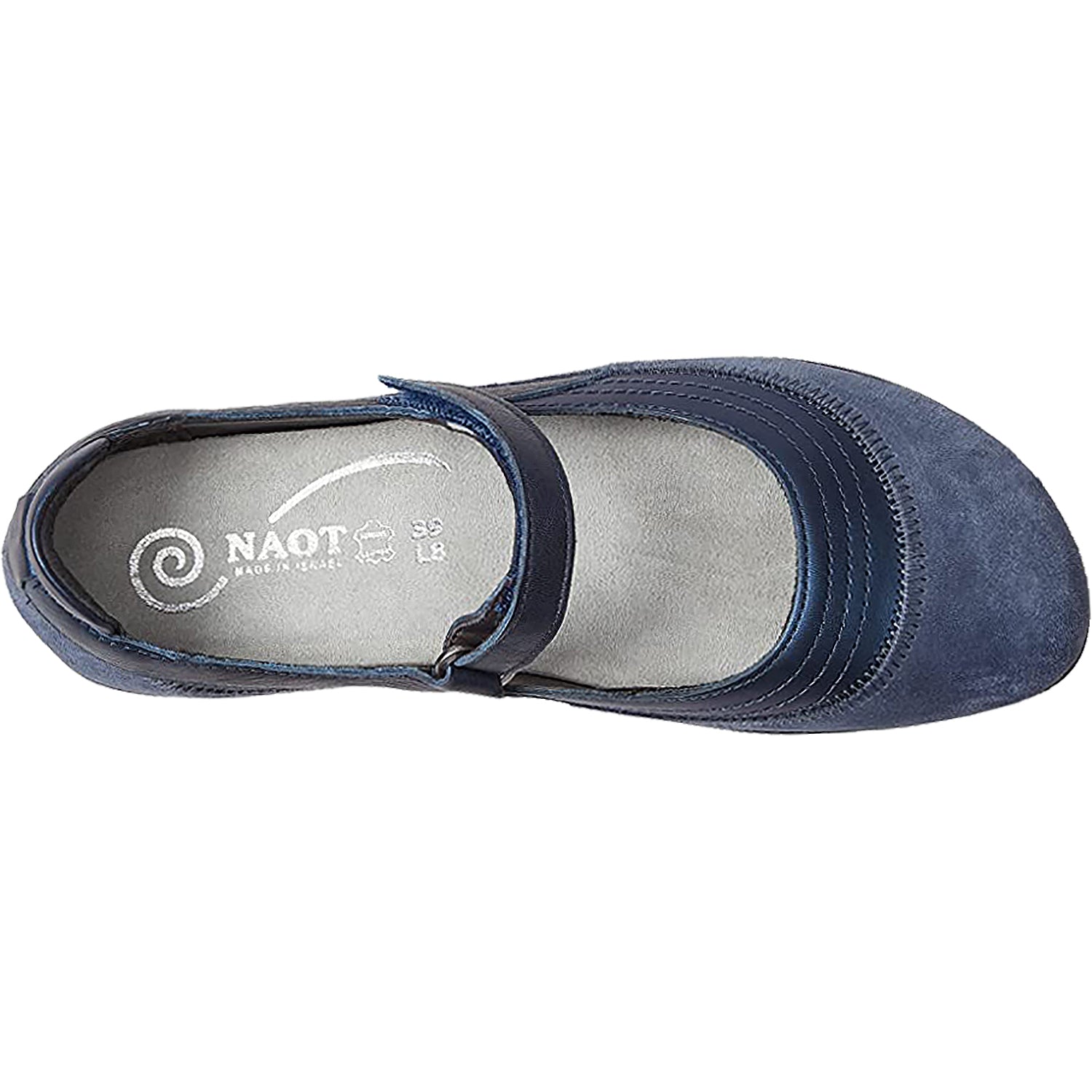 Naot Kirei Women's Mary Janes Polar Sea/Midnight Blue/Blue Ink Leather/Nubuck