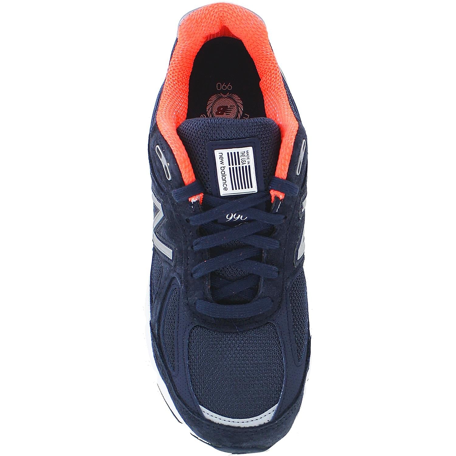 New Balance W990NV4 Running Women's Running Shoes Navy Leather/Mesh