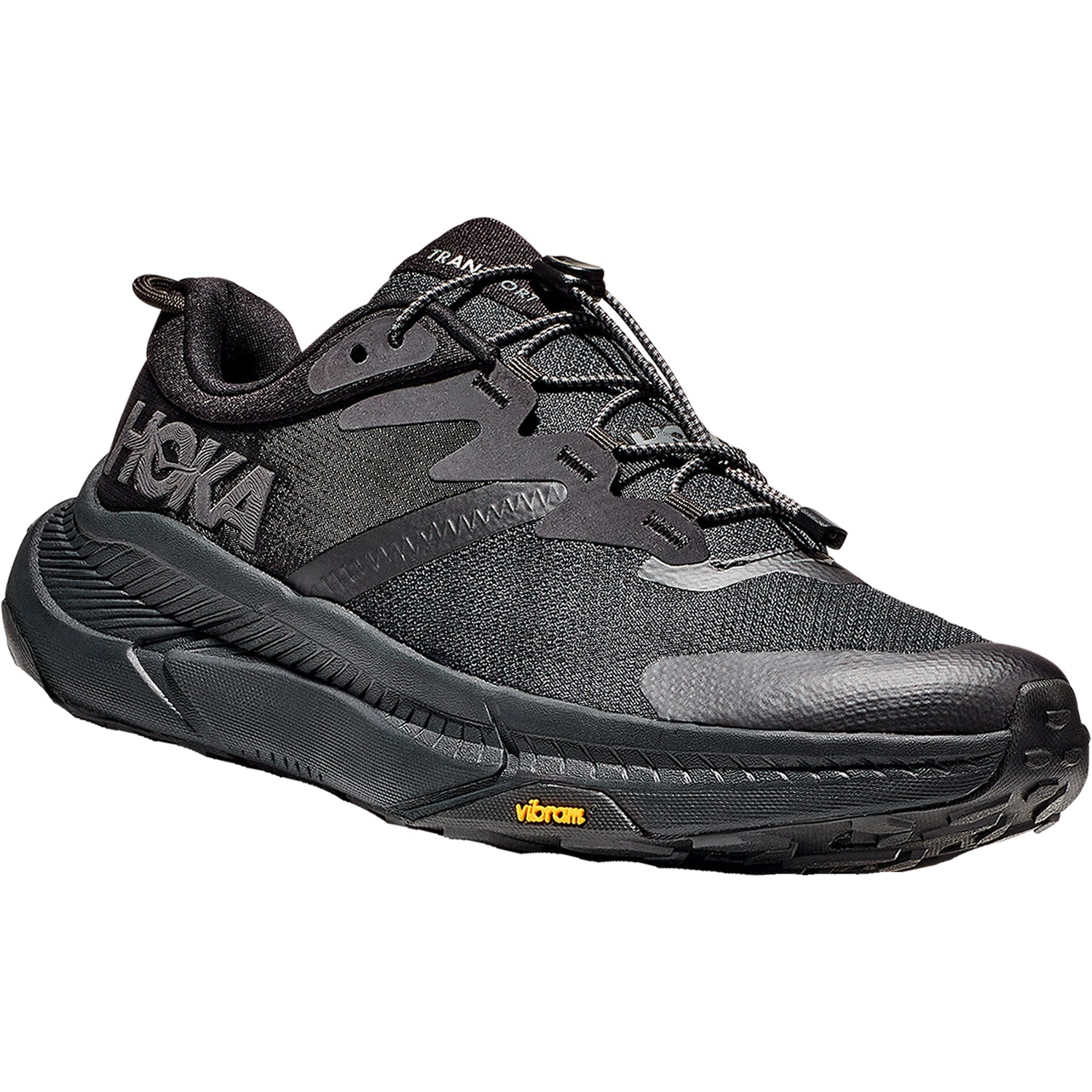 Hoka Transport Women's Shoes Black/Black Mesh
