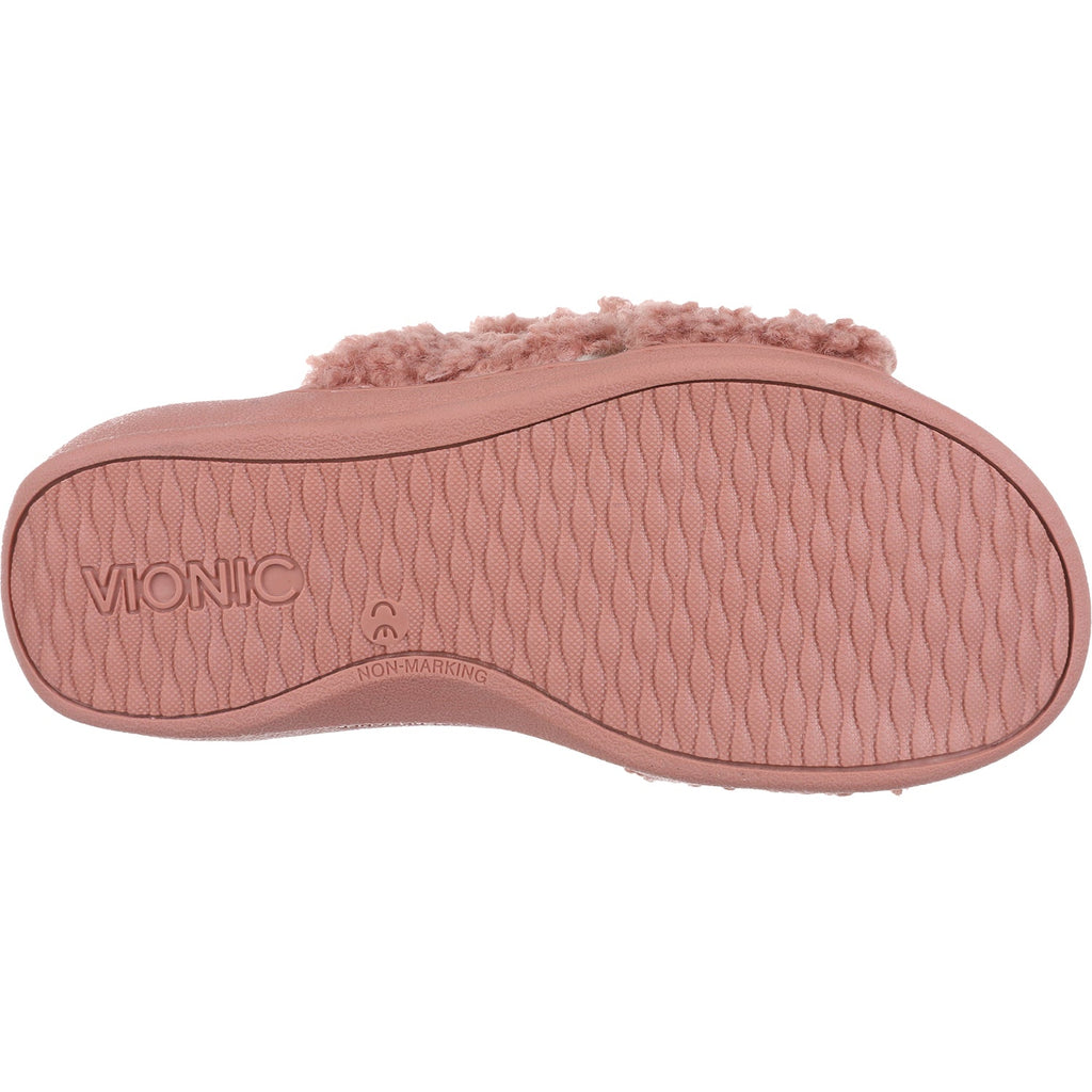Vionic Relax II Women's Slippers Cinder Rose Shearling