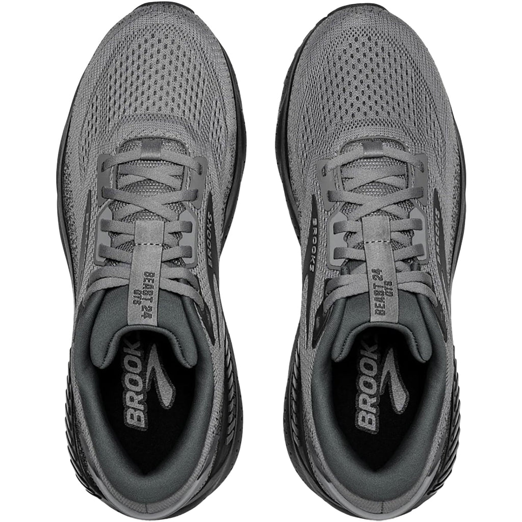 Brooks Beast GTS 24 (Stability Support) Men's Road Running Shoes Primer Grey/Ebony Mesh