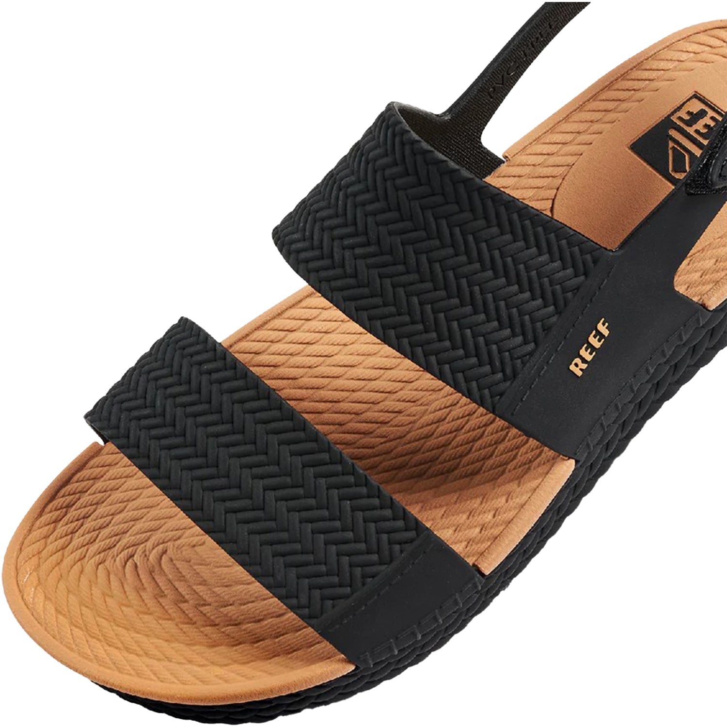 Reef Water Vista Women's Ankle Strap Sandals Black/Tan Synthetic